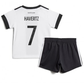 Tyskland Kai Havertz #7 kläder Barn VM 2022 Hemmatröja Kortärmad (+ korta byxor)